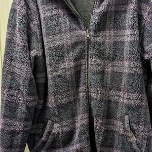 Women's XL Heavy Fleece Reversible Jacket